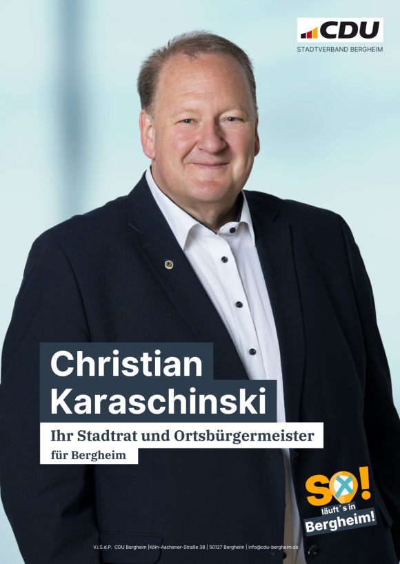 Ihr Stadtrat und Ortsbürgermeister für Bergheim
